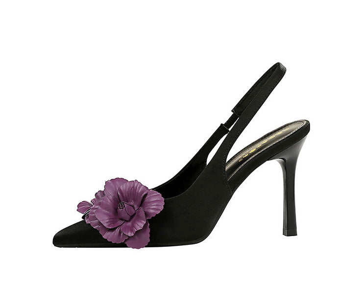 
                  
                    3-D Flower Pointy Toe Heels
                  
                