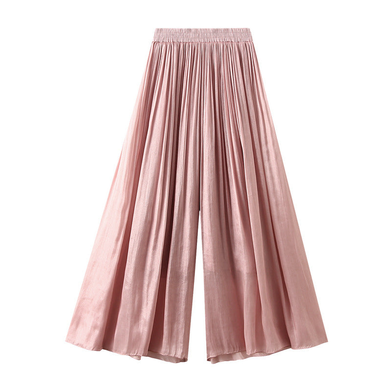 
                      
                        Elastic Waistband Wide Leg Pants
                      
                    