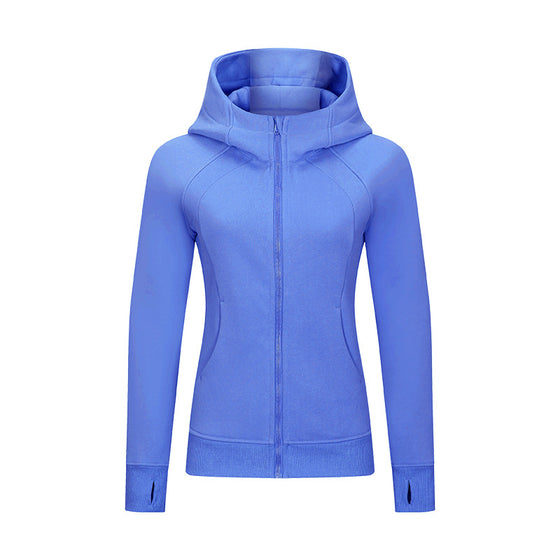 Zip Up Hooded Jacket with Pockets