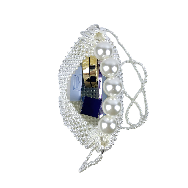 
                  
                    Hand Woven Pearl Beaded Handbag
                  
                