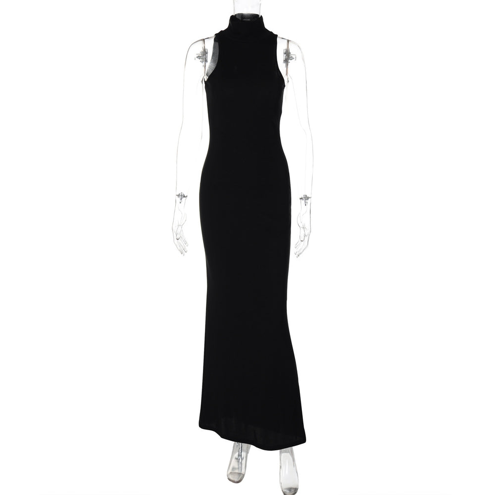 
                      
                        Turtleneck Sleeveless Maxi Dress
                      
                    