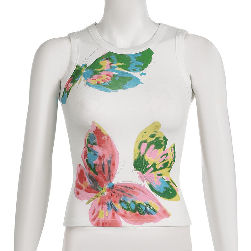 
                      
                        Butterfly Print Tank Top
                      
                    