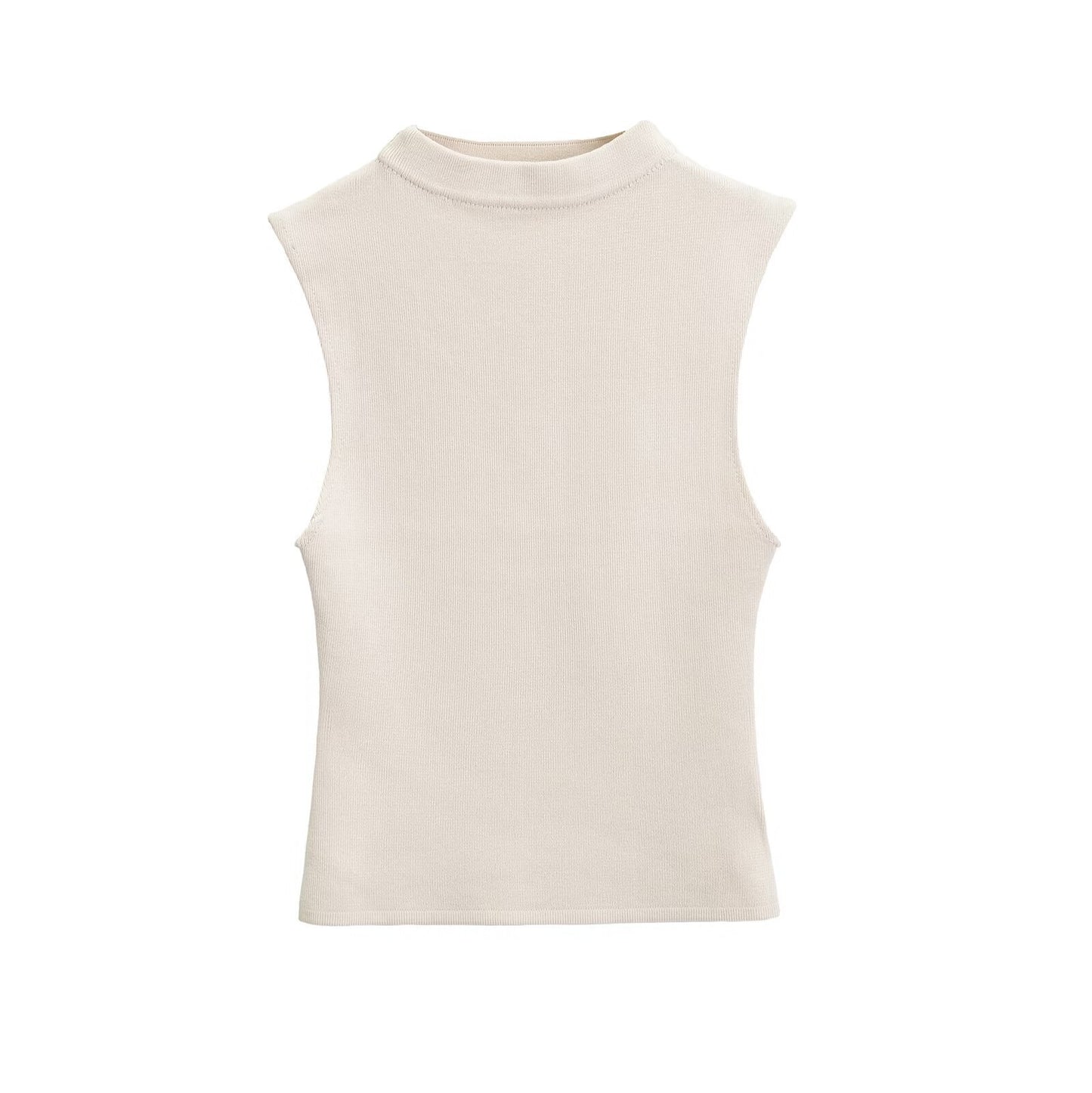 Sleeveless Boat Neck Tank Top