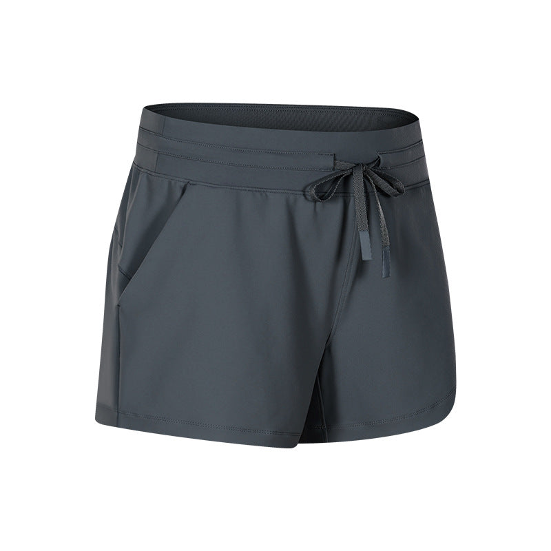 
                      
                        Drawstring Waist Athletic Shorts with Pockets
                      
                    