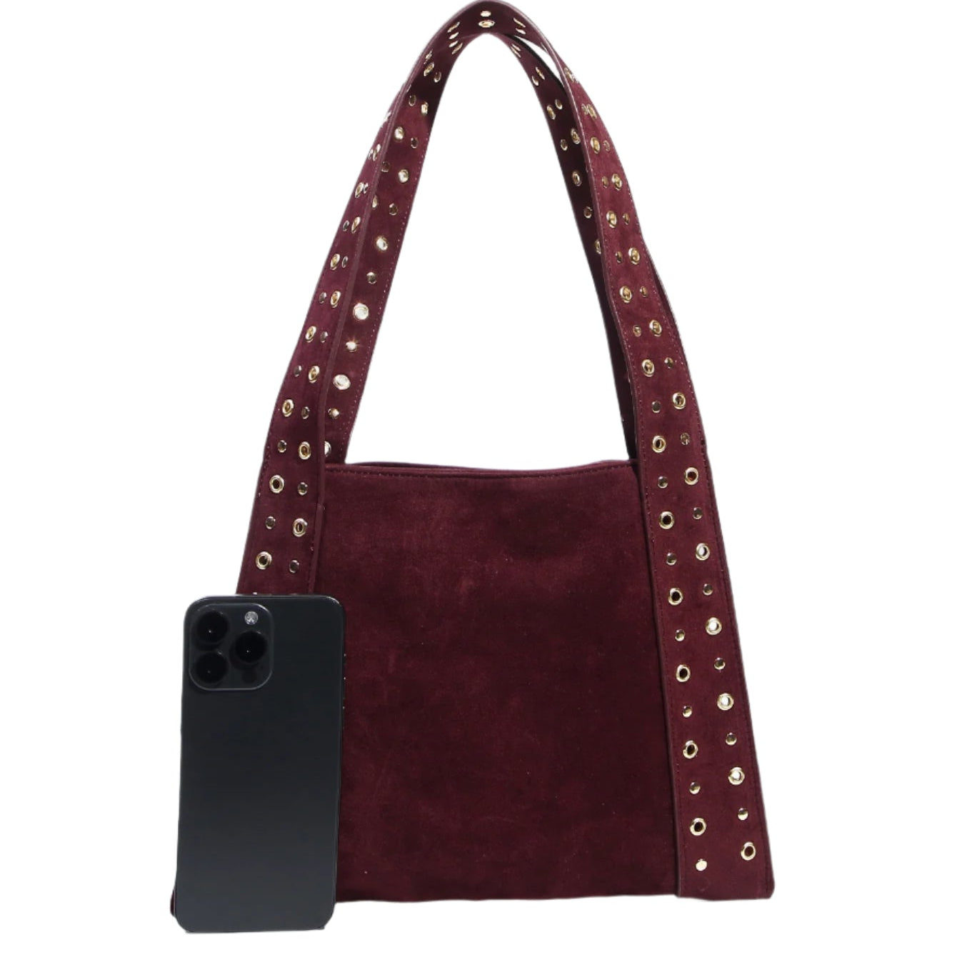 Rivet Accent Shoulder Bag