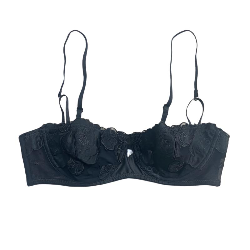 Embroidered Balconette Underwire Bra