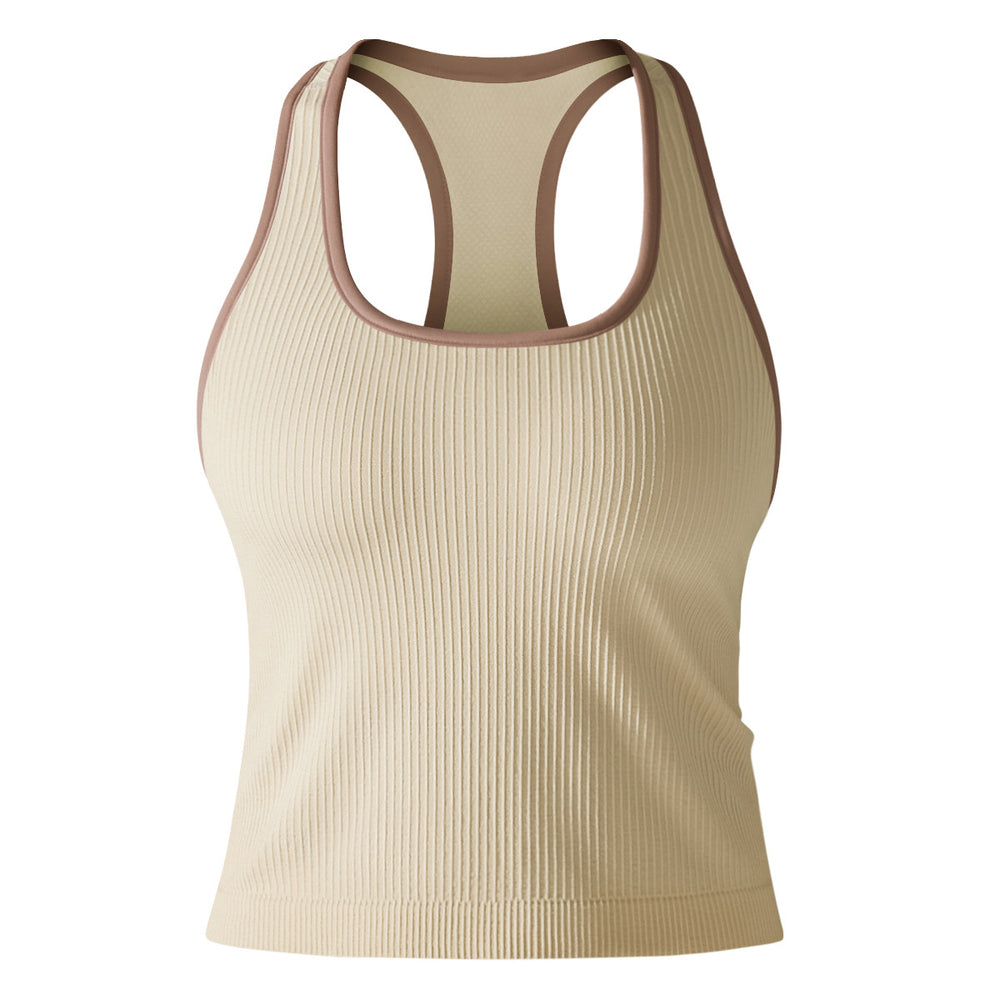 
                      
                        Sporty RIbbed Tank Top
                      
                    