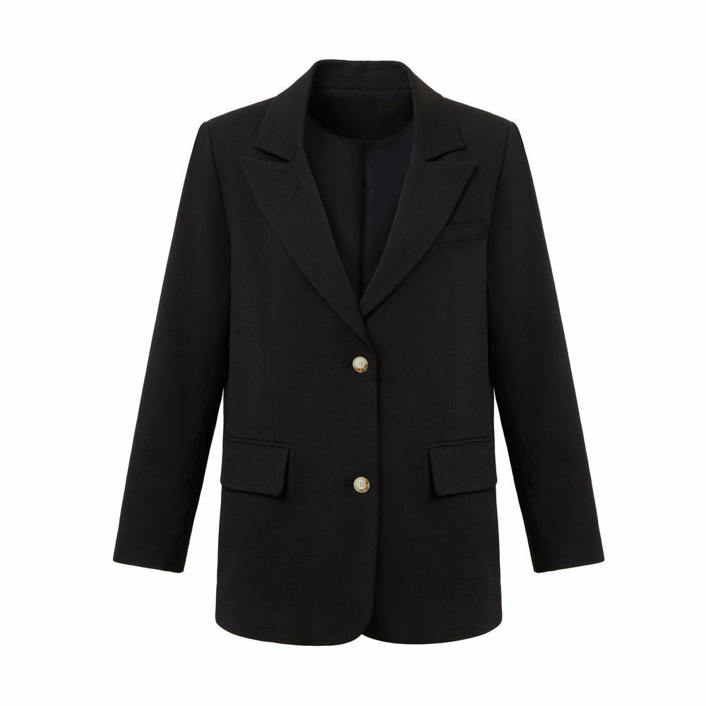 
                      
                        Woolen Long Sleeve Blazer
                      
                    