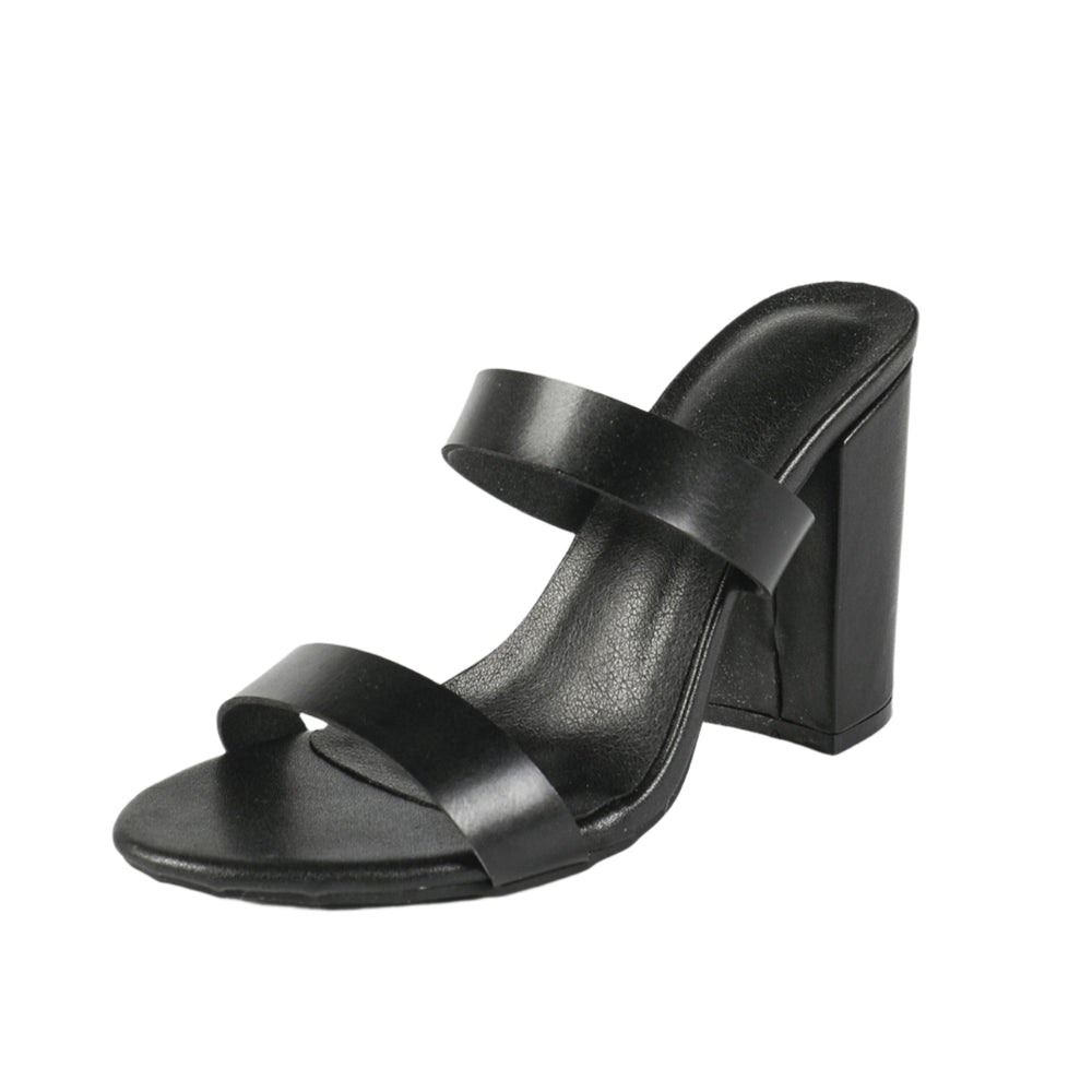 Open Toe Chunky Heel Sandals