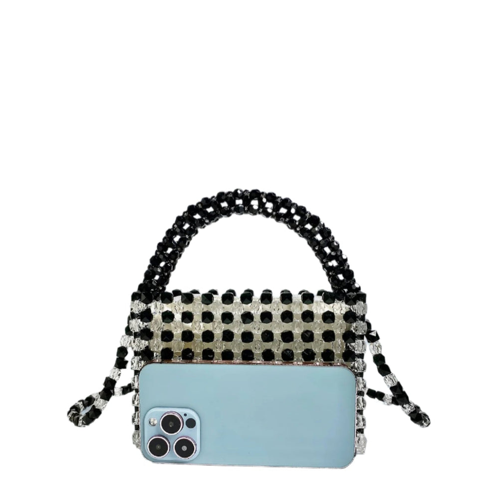 
                  
                    Beaded Handmade Top Handle Mini Bag
                  
                