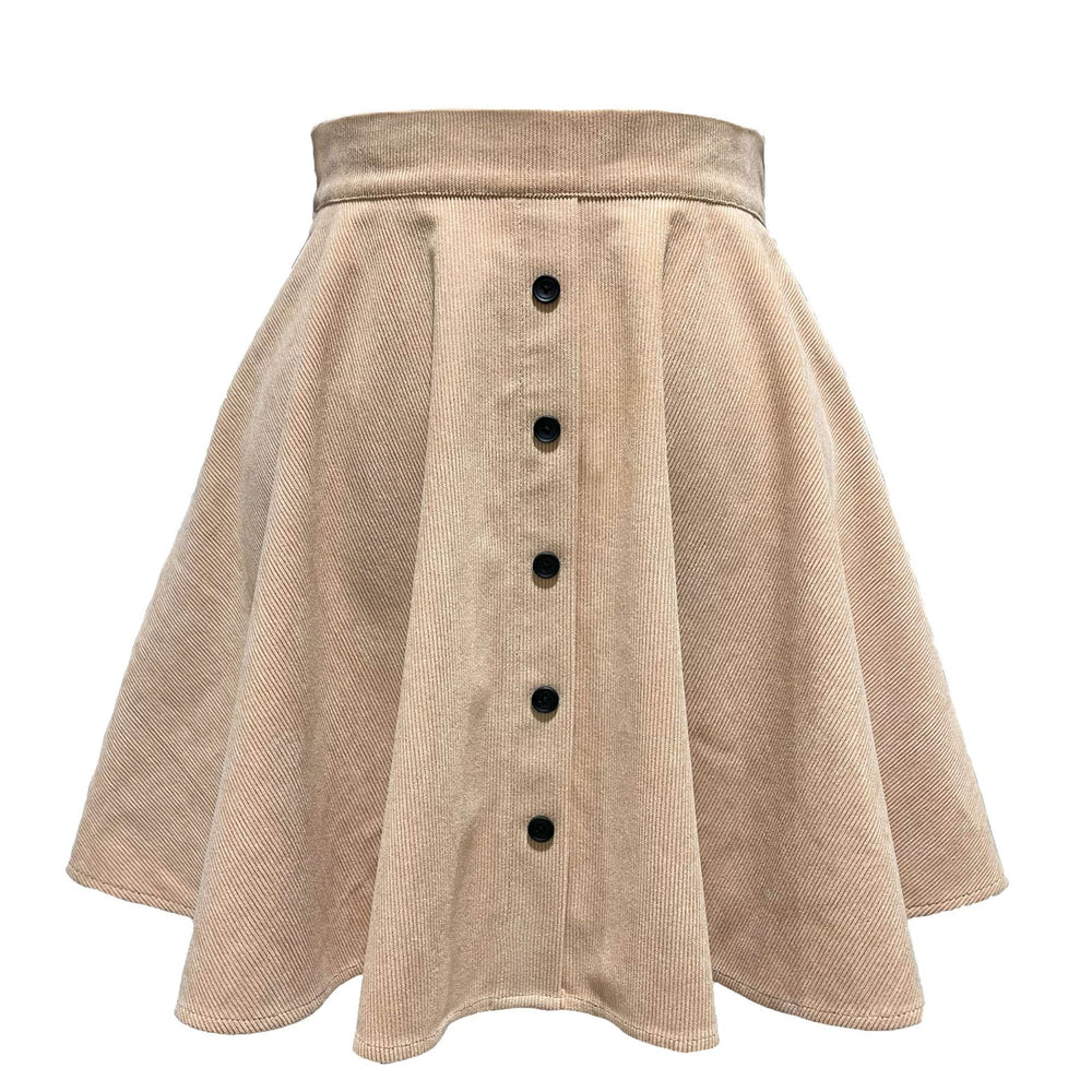 
                  
                    Corduroy Button Skater Skirt
                  
                