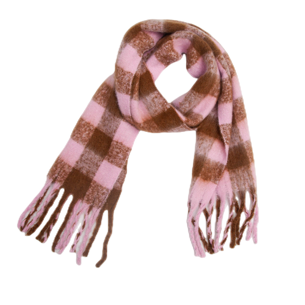 
                  
                    Gingham Fringe Scarf
                  
                