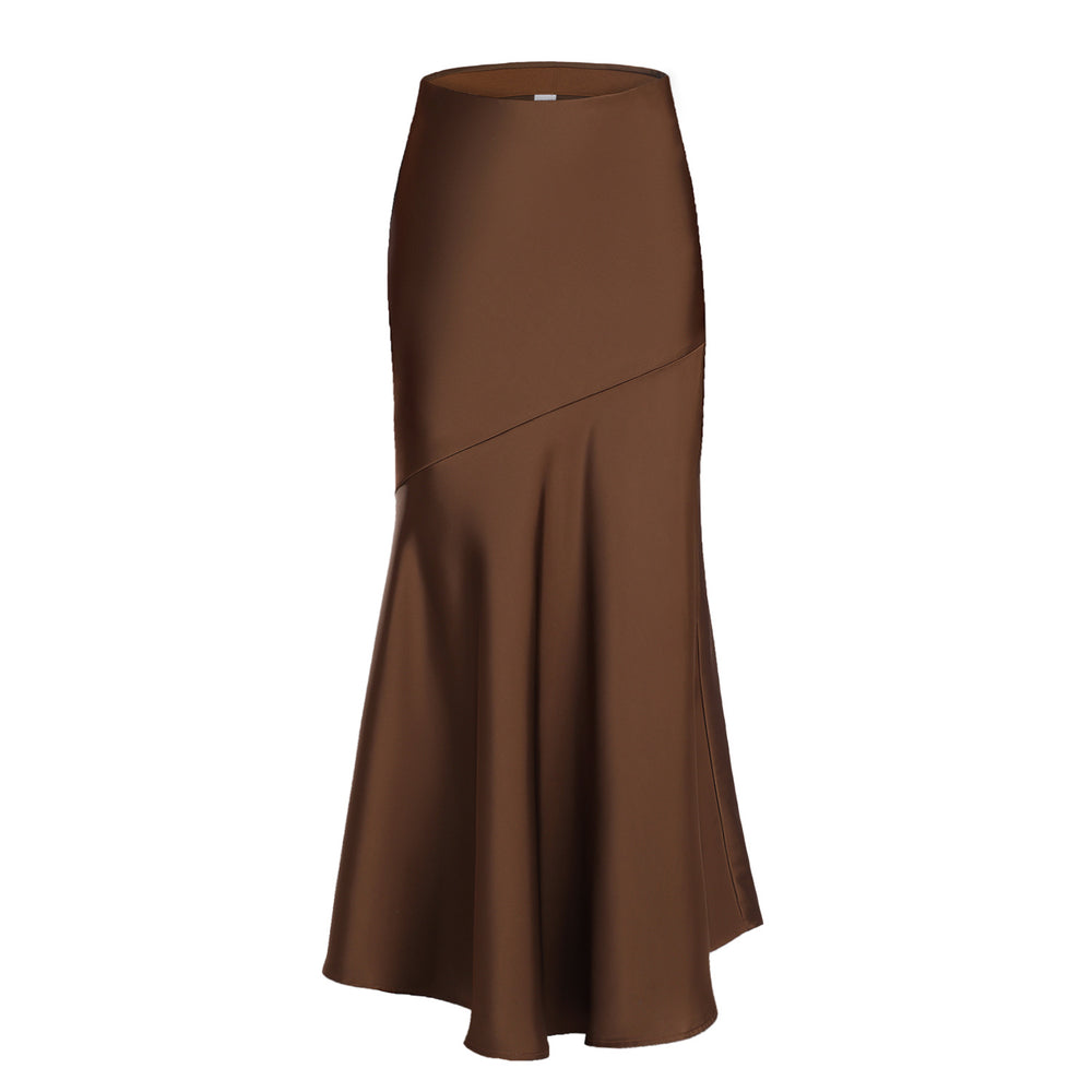 Satin Trumpet Maxi Skirt – Shop Style Shark