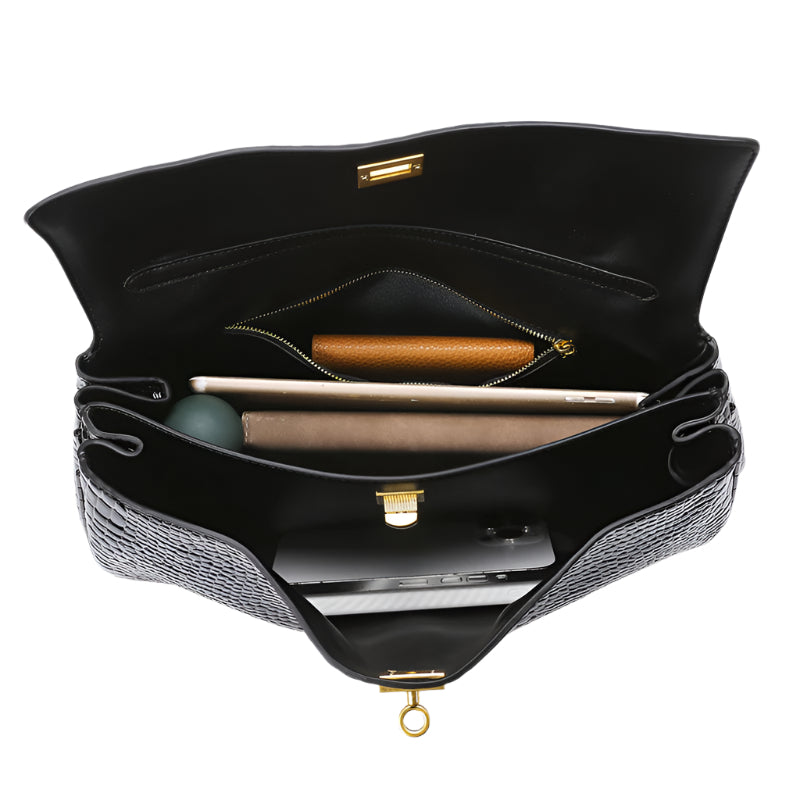 
                  
                    Faux Leather Embossed Shoulder Bag
                  
                
