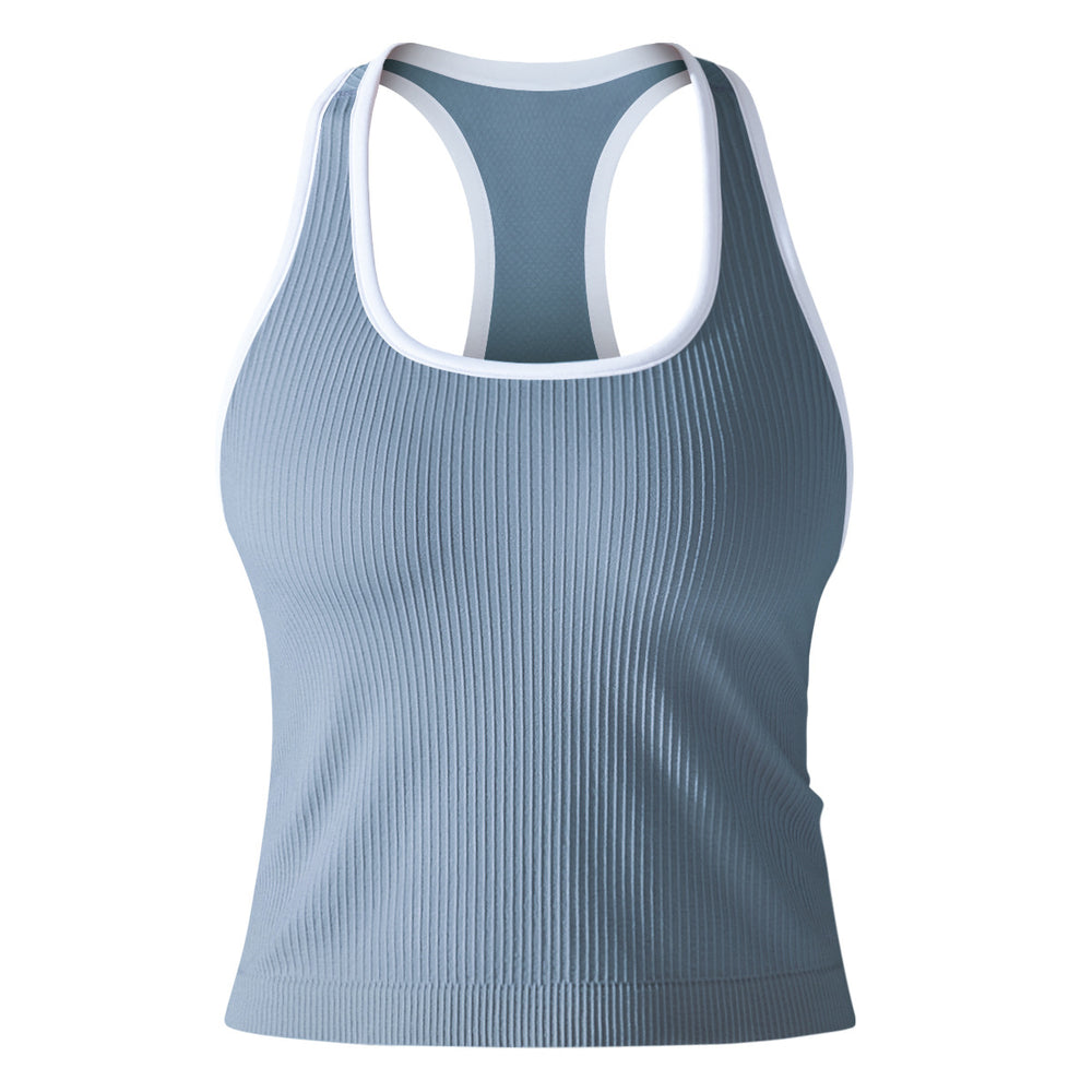 
                      
                        Sporty RIbbed Tank Top
                      
                    