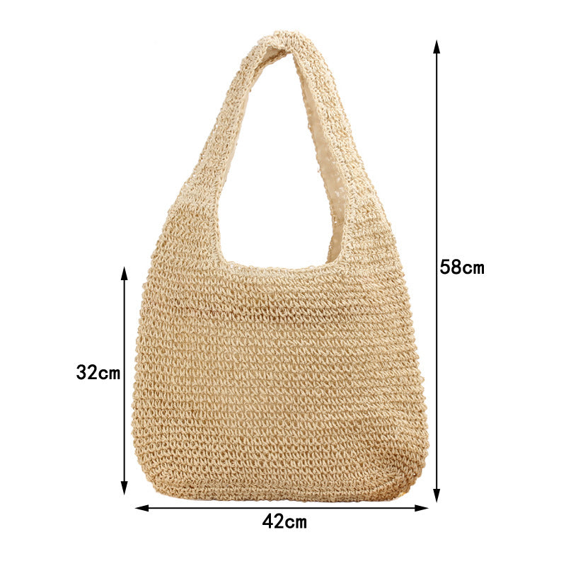 
                  
                    Woven Shoulder Beach Bag
                  
                