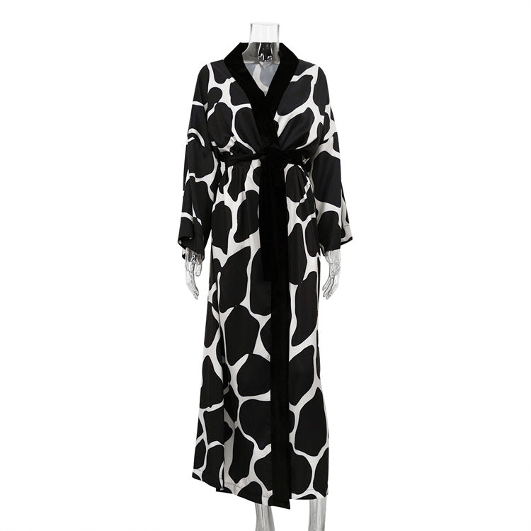 
                      
                        Long Sleeve Print Robe
                      
                    