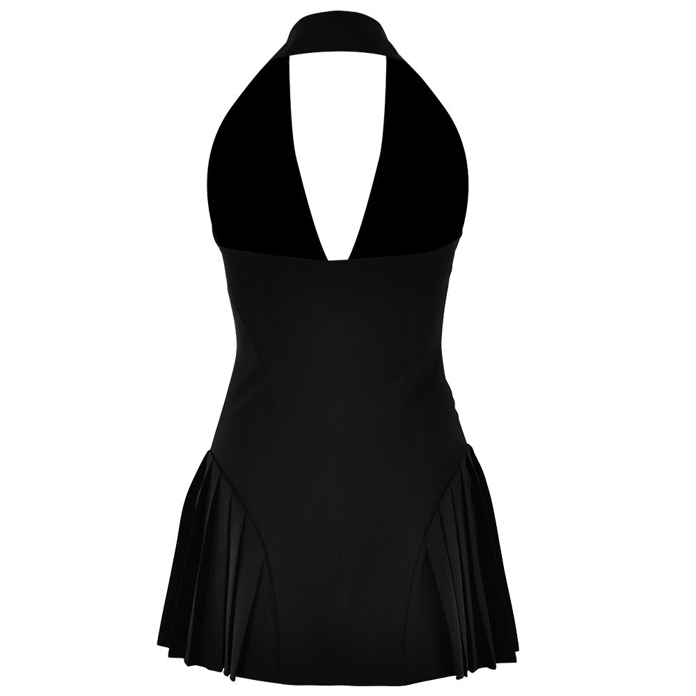 
                  
                    V-Neck Tuxedo Style Mini Dress
                  
                