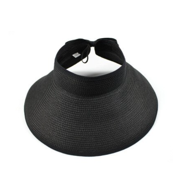 Wide Brim Straw Visor