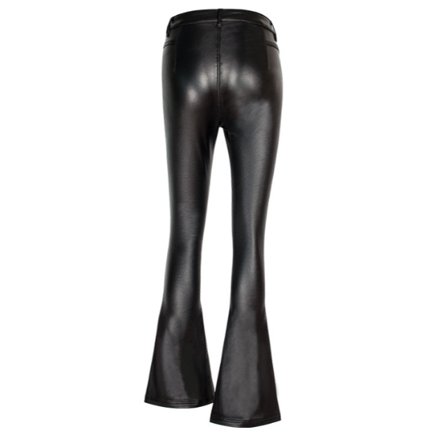 
                  
                    High Waist PU Flair Pants
                  
                