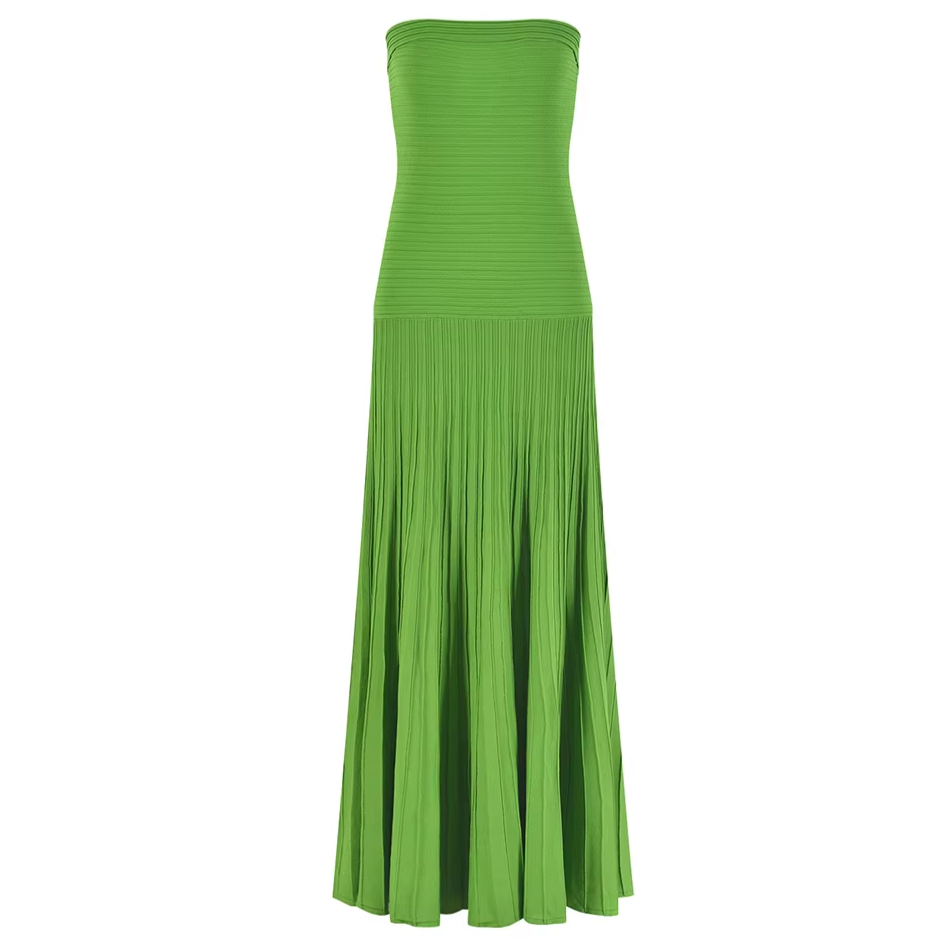 
                  
                    Strapless Knitted Maxi Dress
                  
                