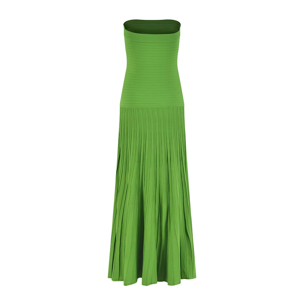 
                  
                    Strapless Knitted Maxi Dress
                  
                