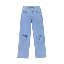  Straight Leg Distressed Jeans