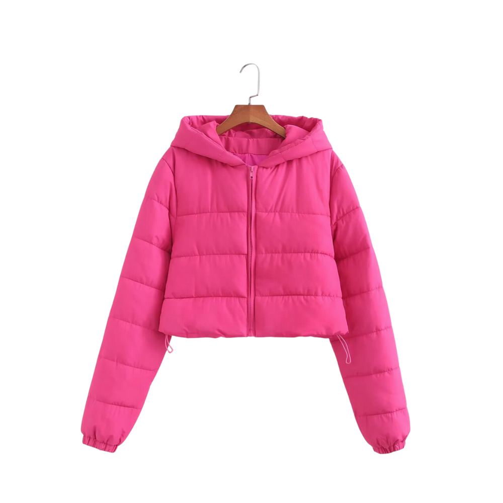 
                      
                        Hooded Zip Up Puffer Jacket
                      
                    