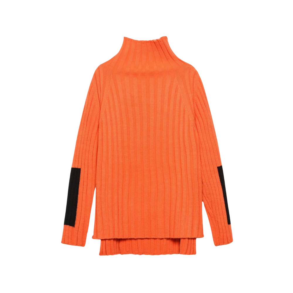 
                      
                        Elbow Patch Turtleneck Sweater
                      
                    