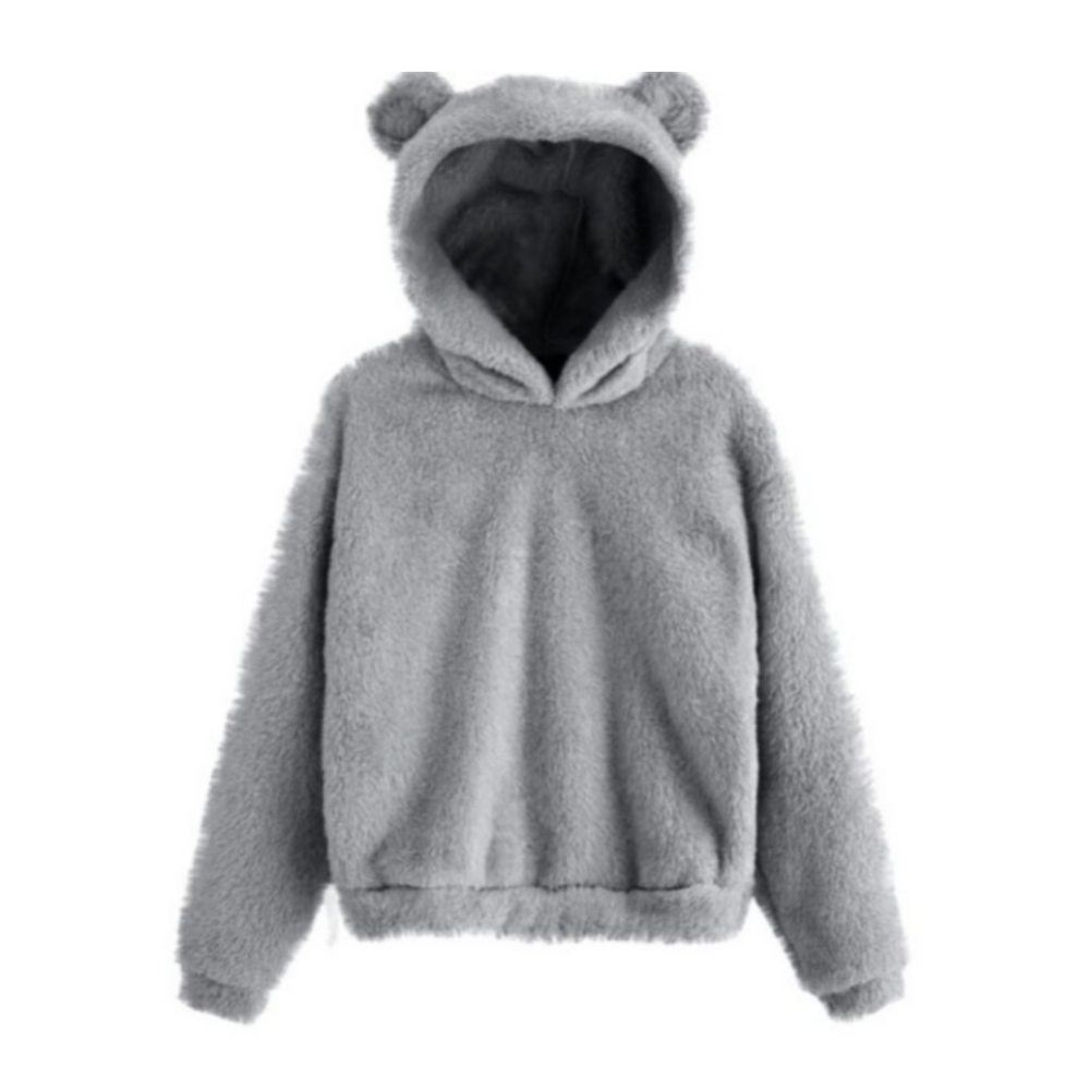 
                      
                        Bear Ear Furry Hoodie
                      
                    