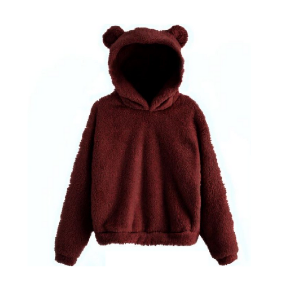 
                      
                        Bear Ear Furry Hoodie
                      
                    