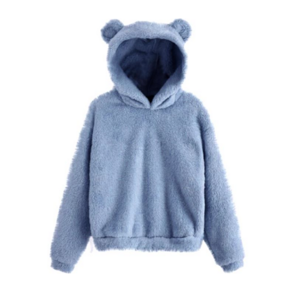 
                      
                        Bear Ear Furry Hoodie
                      
                    