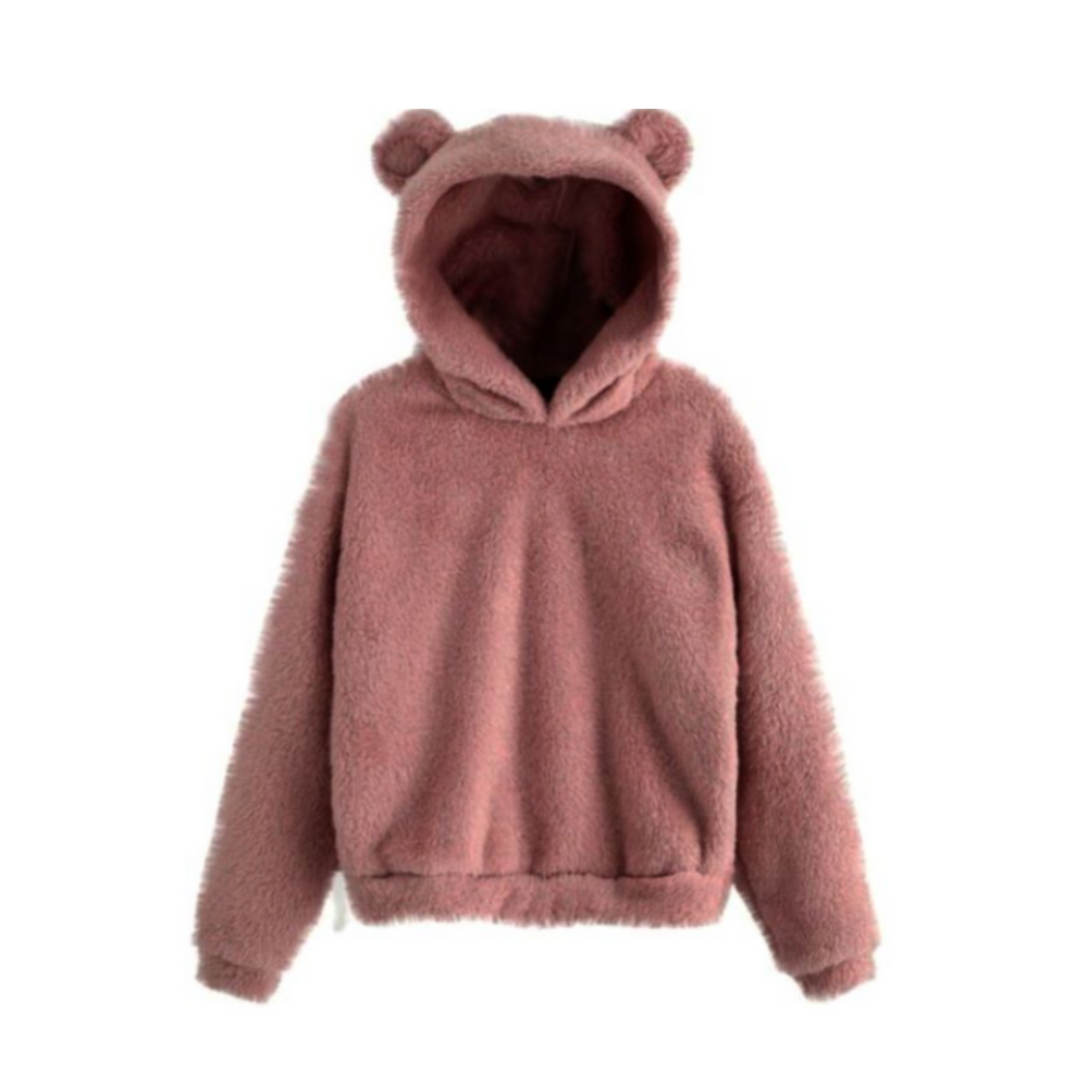 
                      
                        Bear Ear Furry Hoodie
                      
                    