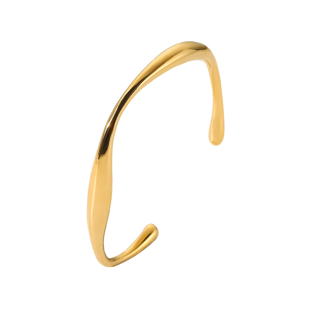 18k Gold Plated Stainless Steel Bangle