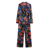 Floral Printed Collared Jumpsuits
