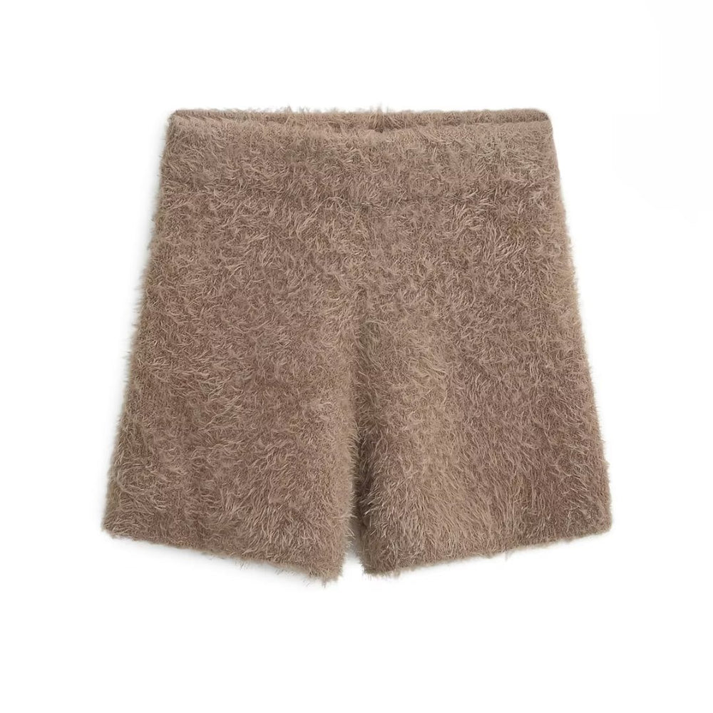 Mohair Knit Shorts