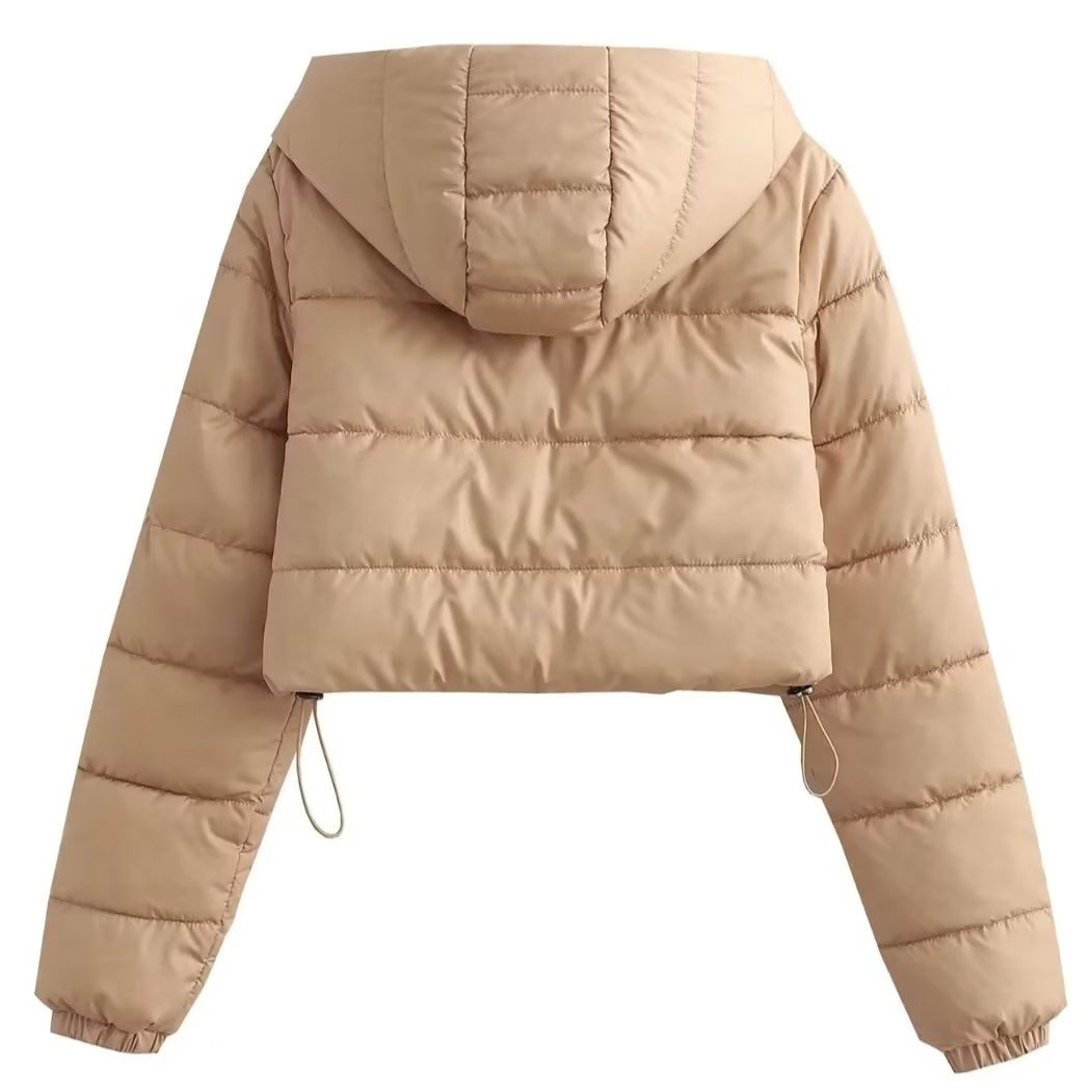 Hooded Zip Up Puffer Coat