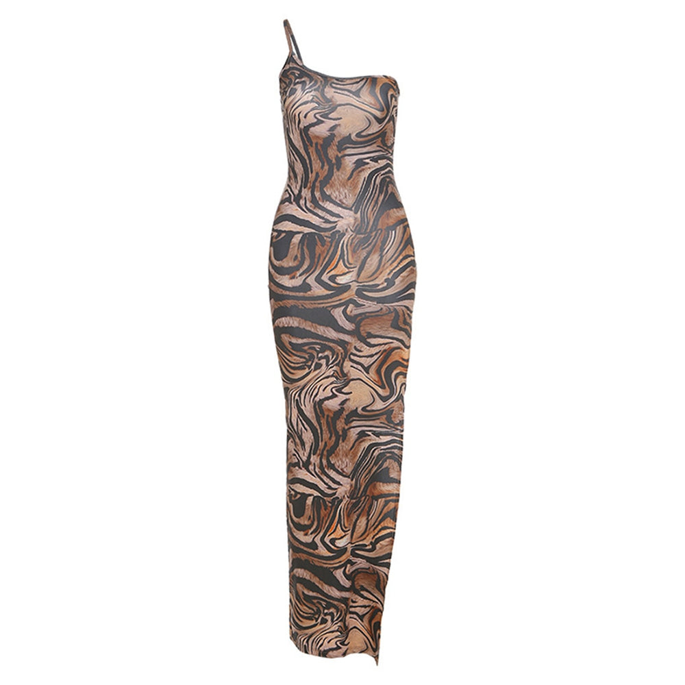 
                      
                        Print High Slit Maxi Dress
                      
                    