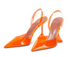PVC Transparent Cone Heels