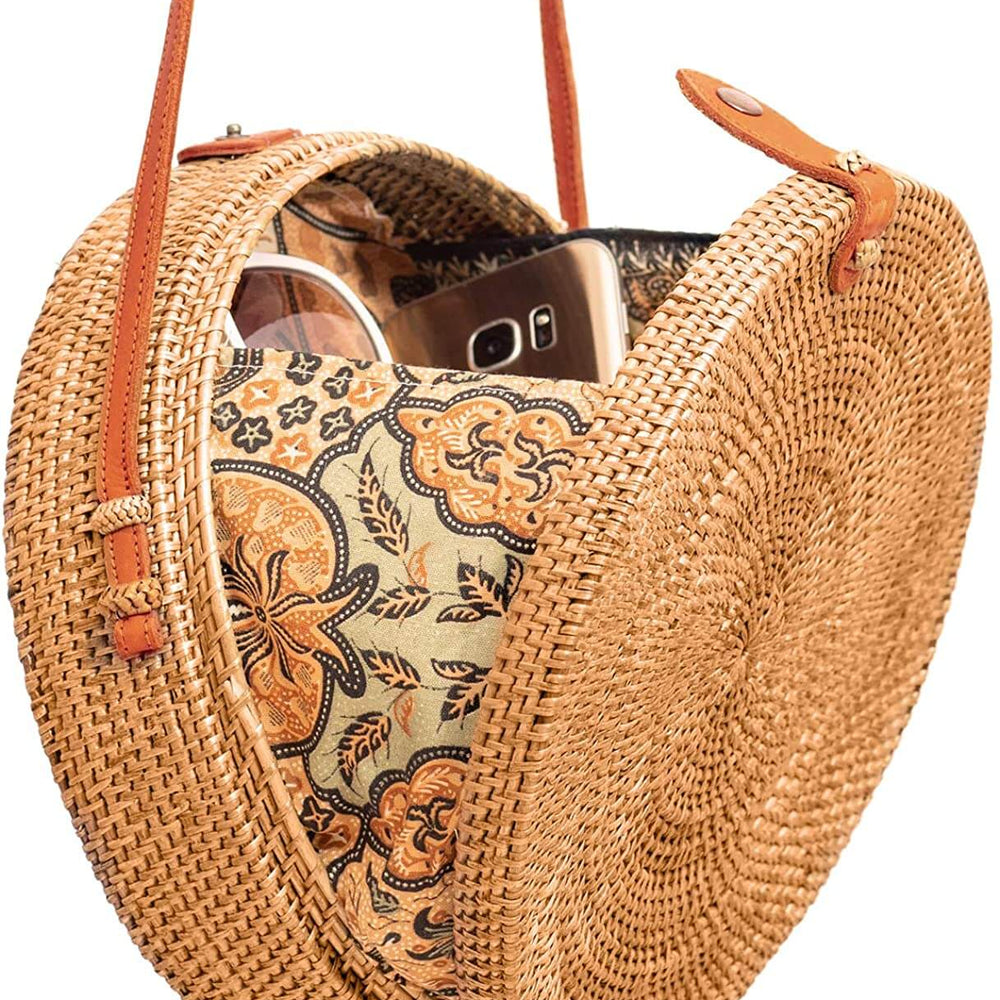 
                      
                        Handmade Woven Round Bag
                      
                    