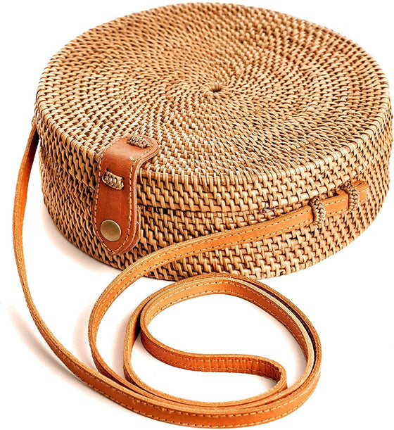 Handmade Woven Round Bag