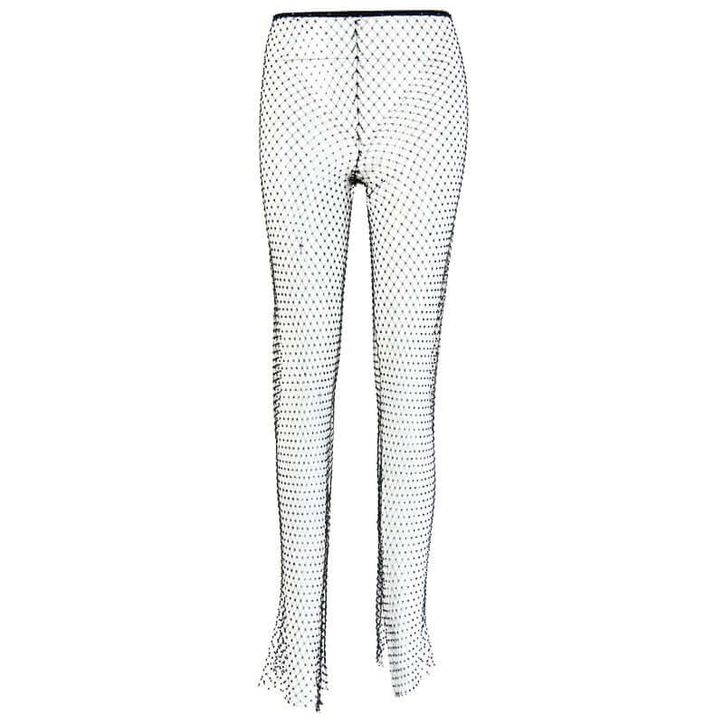 Diamante Fishnet Trousers