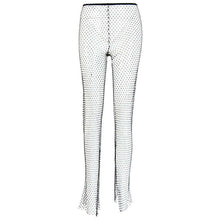  Diamante Fishnet Trousers