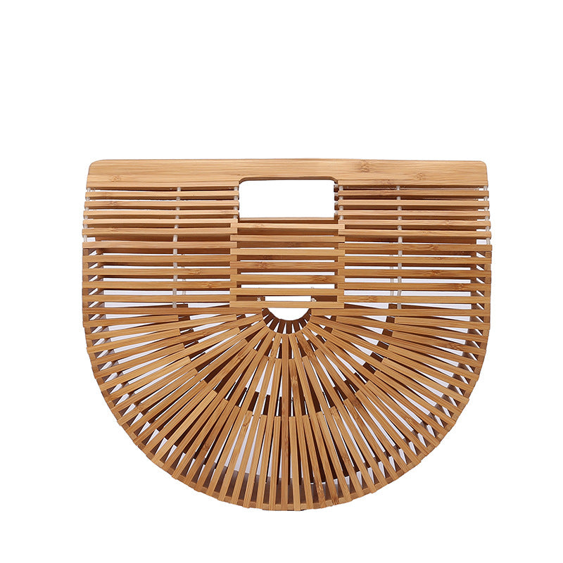 Wood Cut Out Handbag