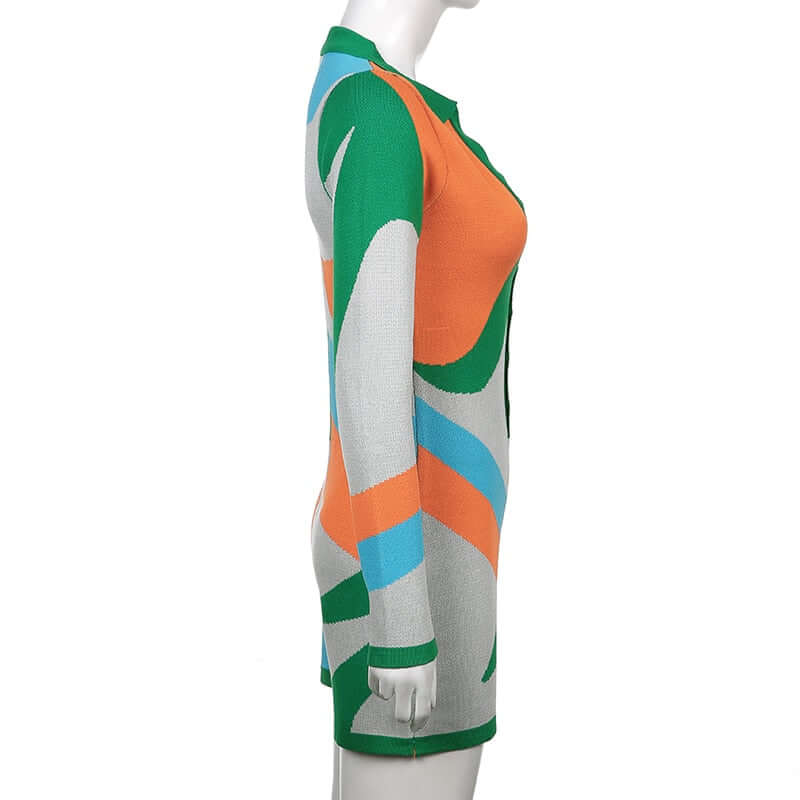 
                  
                    Geo Print Long-Sleeve Romper
                  
                