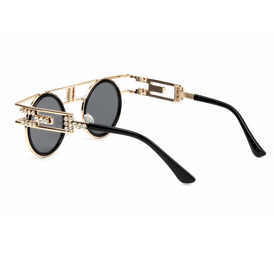 Steampunk Round Lens Sunglasses