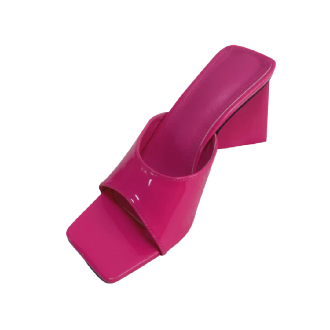 Ultra Chunky Open Toe Heel