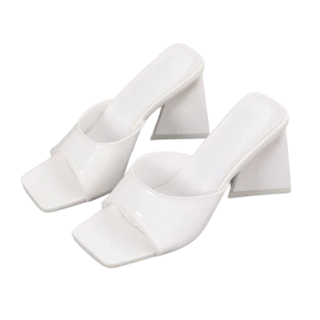 Ultra Chunky Open Toe Heel
