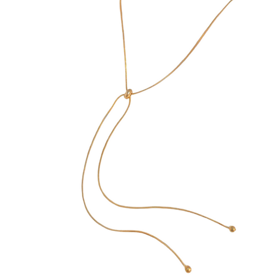 Loop Pendant Dangling Necklace