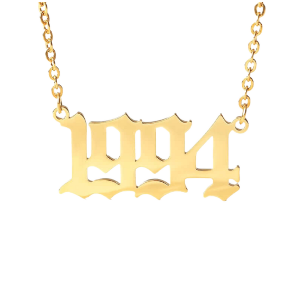 Chain Number Necklace